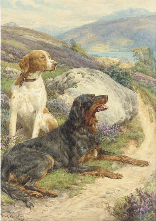 Basil Bradley, R.W.S. - On the Alert