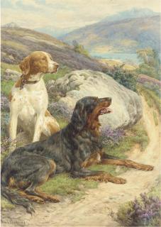 Basil Bradley, R.W.S. - On the Alert