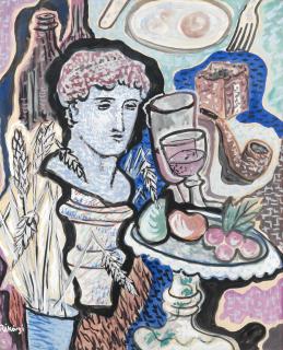 Basil Ivan Rákóczi - Still life with a classical bust