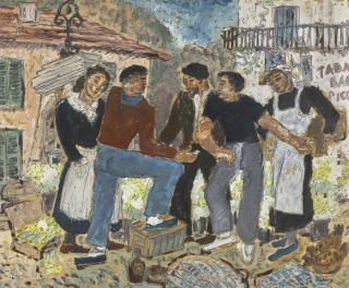 Basil Rakoczi - Market Day, Gorbio