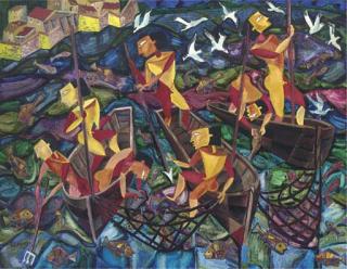 Basil Rákóczi - Three Fishing Boats