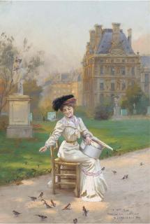 Basile Lemeunier - Nourriture pour les petits oiseaux