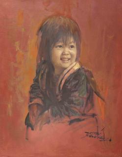 Basoeki Abdullah - Portrait of a child