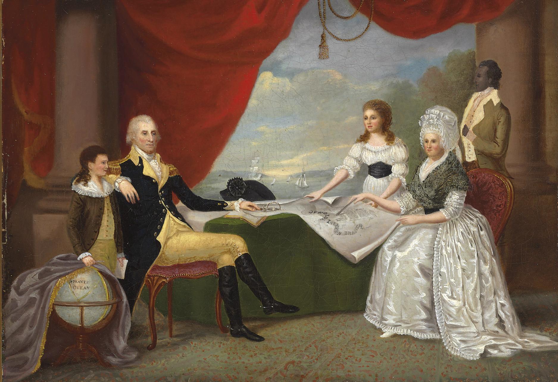 Bass Otis - Washington and Family at Mt. Vernon
