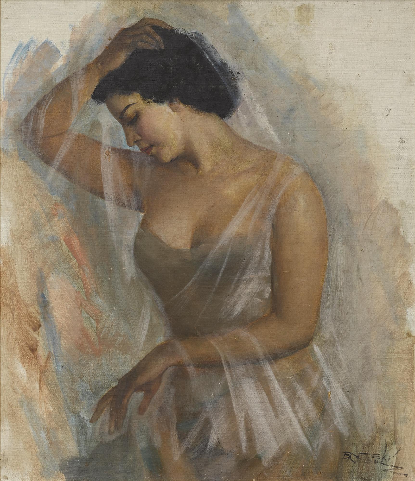 Basuki Abdullah - Portrait Of A Lady