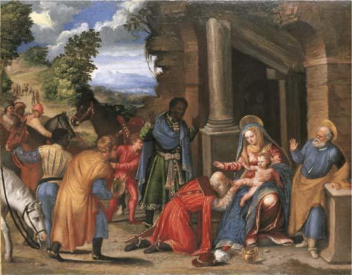 Battista Dossi - The Adoration of the Magi