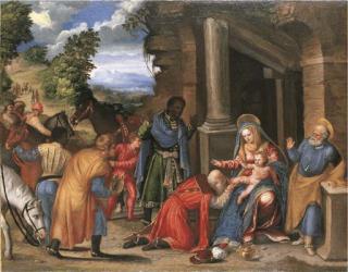 Battista Dossi - The Adoration of the Magi