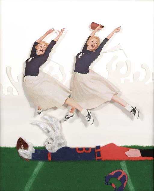 Bea Paul - Assemblage for the October 1956 cover of Playboy