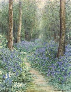 Beatrice Emma Parsons - The bluebell wood