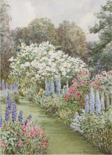 Beatrice Emma Parsons - The herbaceous border