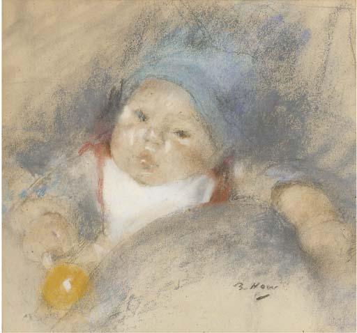 Beatrice How - Enfant a la Boule Jaune