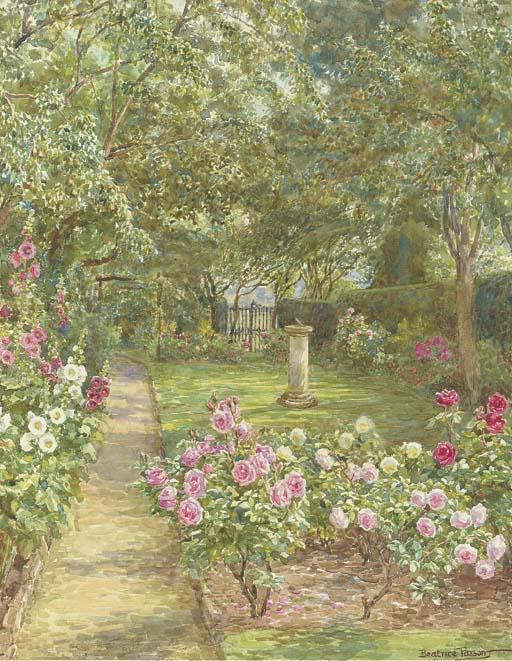 Beatrice Parsons - A Secluded Garden