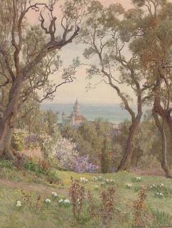 Beatrice Parsons - Spring, Looking Out To The Mediterranean