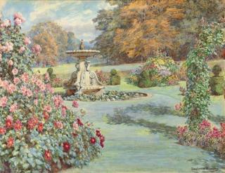 Beatrice Parsons - The Fountain at Blickling Hall, Norfolk