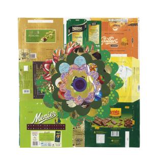 Beatriz Milhazes - Aubergine III (Green)