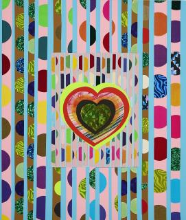 Beatriz Milhazes - Batucada (für Parkett 85).