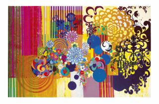 Beatriz Milhazes - O Elefante Azul (The Blue Elephant)