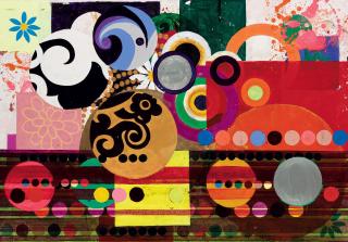 Beatriz Milhazes - Rosa Nocturna