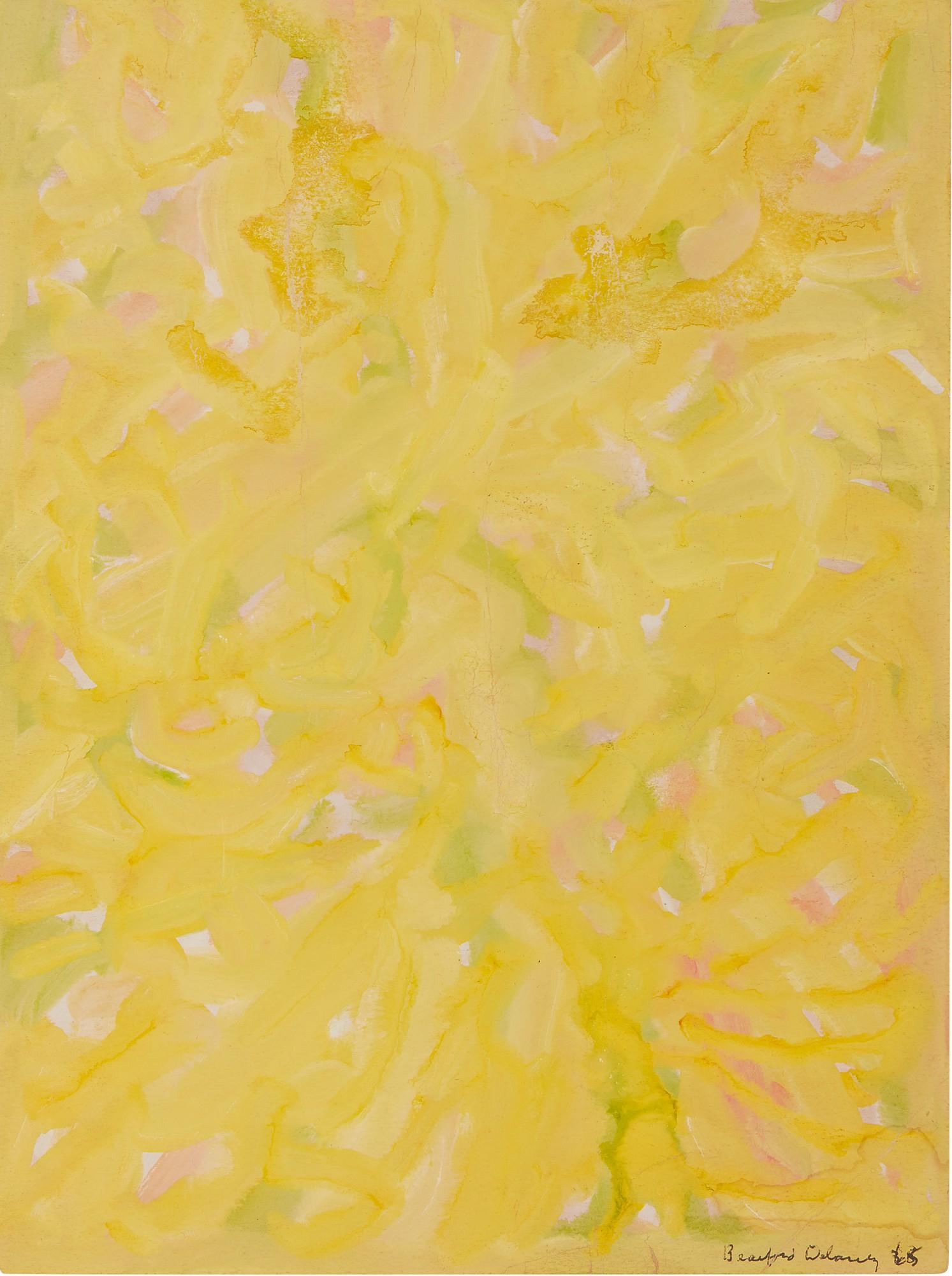 Beauford Delaney - Untitled (Yellow Abstract)