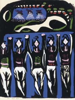 Bedri Rahmi Eyuboglu - Dancers