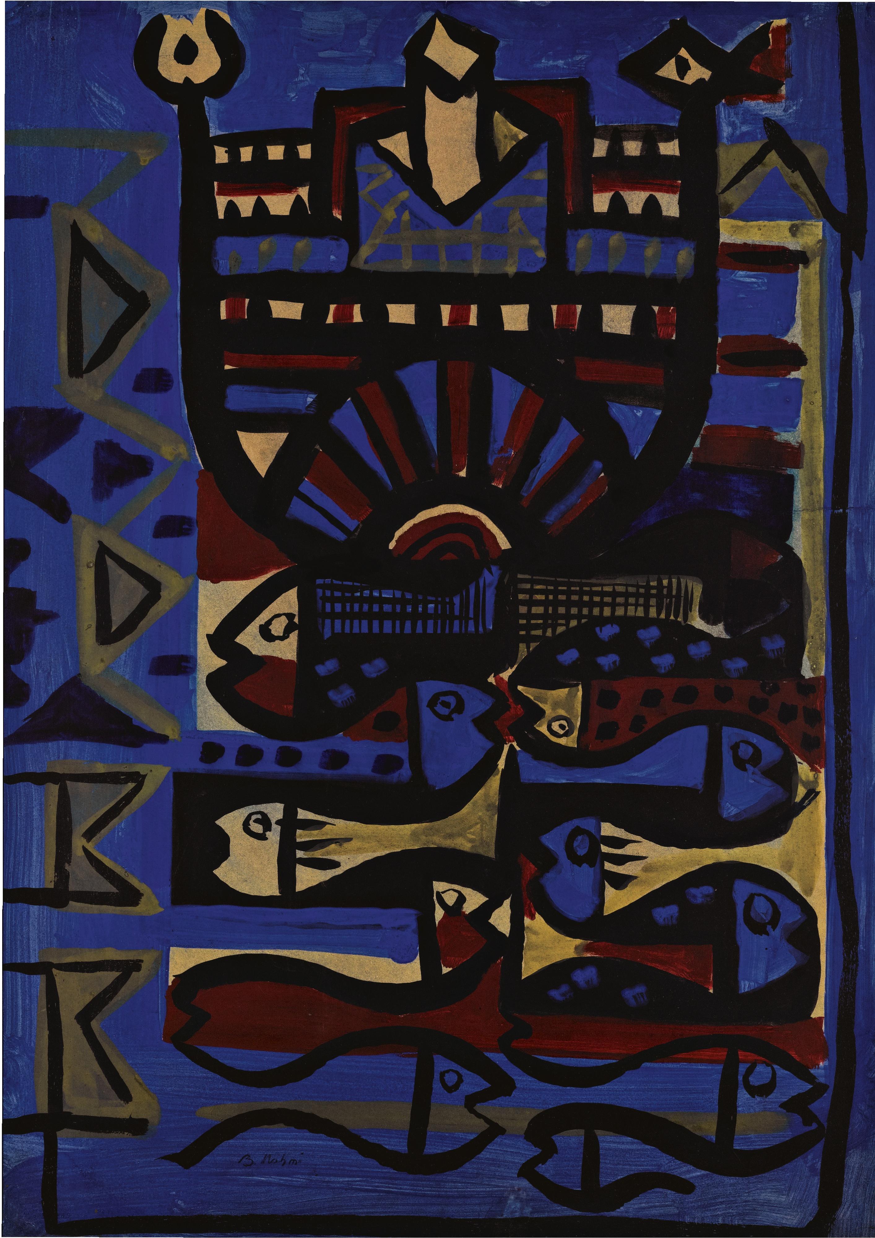 Bedri Rahmi Eyuboglu - Untitled