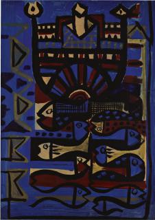 Bedri Rahmi Eyuboglu - Untitled