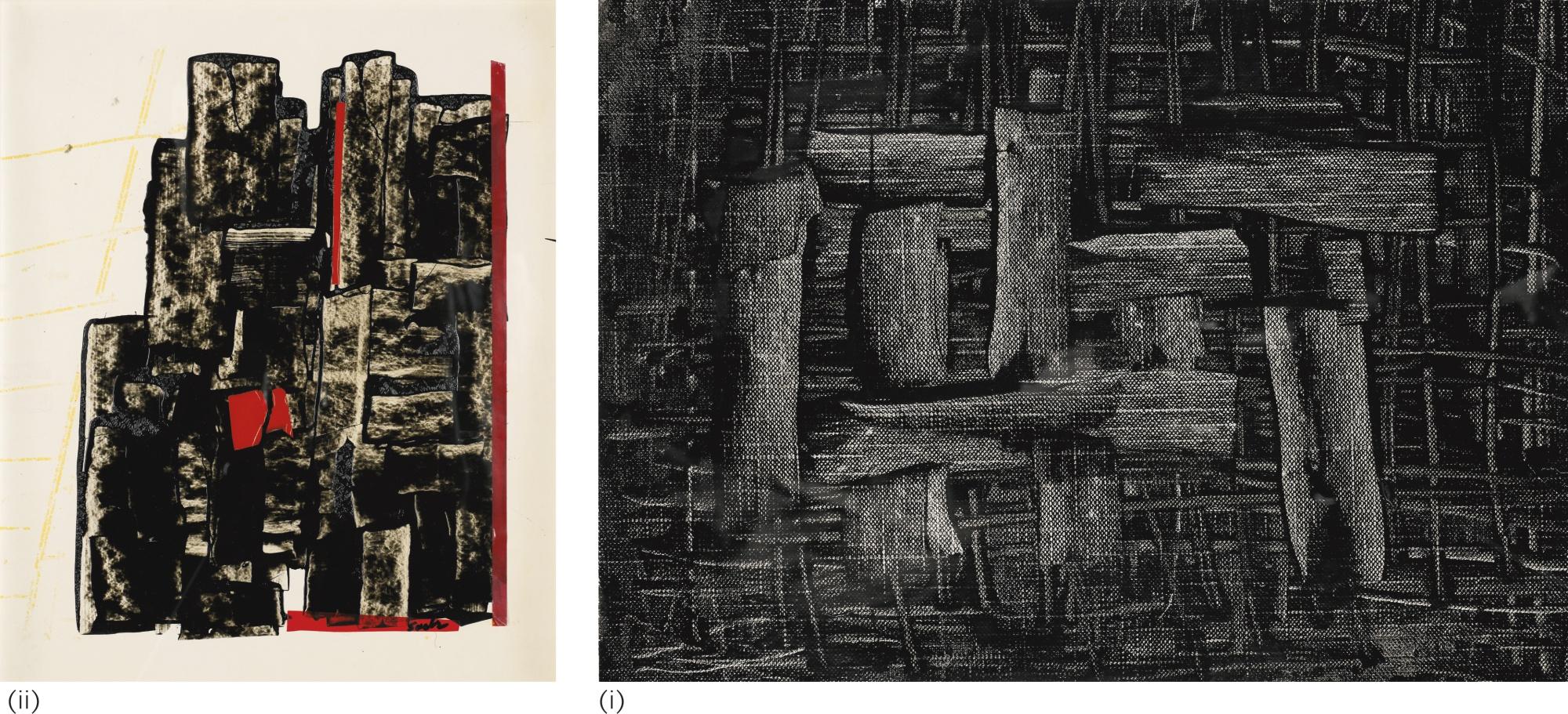 Behjat Sadr - Iraniani) & Ii) Untitled