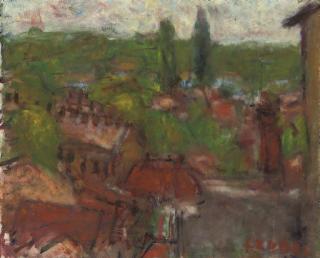 Béla Czóbel - Szentendre (On the Danube)