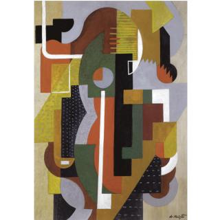 Bela De Kristo - Composition Cubiste Avec Les Instruments Musicaux