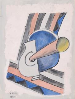 Béla Kádár - Abstrakte Komposition.