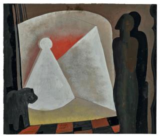 Béla Kádár - Futurist Interior