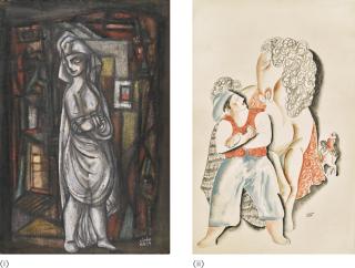 Béla Kádár - Hungarian courtisane And Conquistador: Two Works