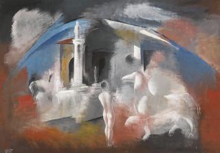 Béla Kádár - In The Town Square