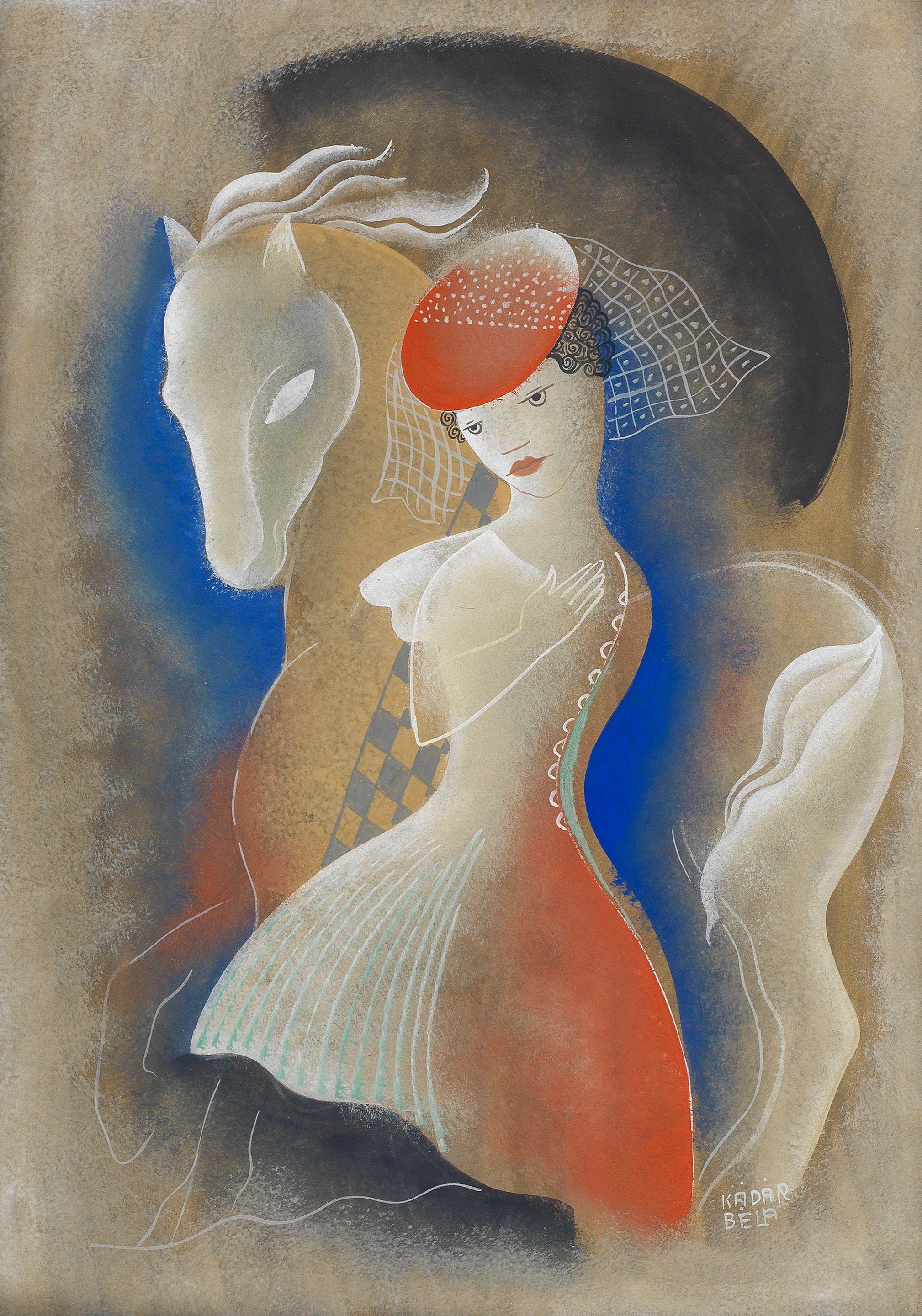 Béla Kádár - Lady With A Horse