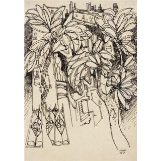 Béla Kádár - Les Arbres Dans La Ville