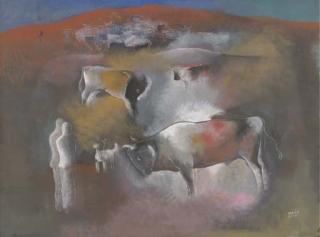 Béla Kádár - Looking At The Herd