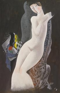 Béla Kádár - Nude