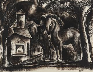 Béla Kádár - Rendezvous mit Pferd