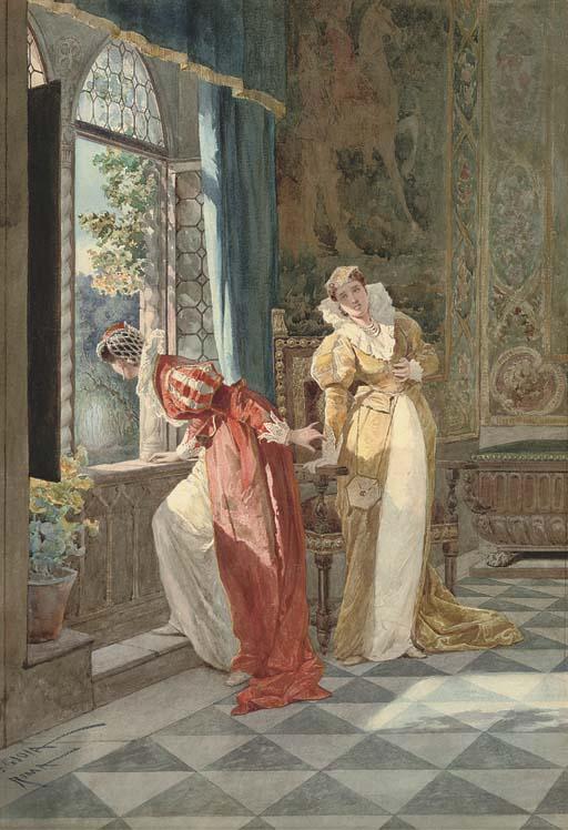 Belisario Gioja - Anticipation of the arrival