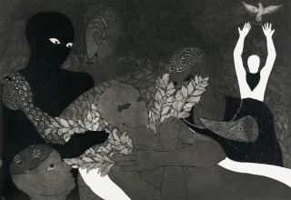 Belkis Ayón Manso - Dormida