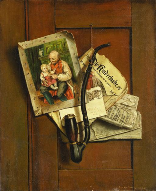 Ben Austrian - Pipe and Newspapers