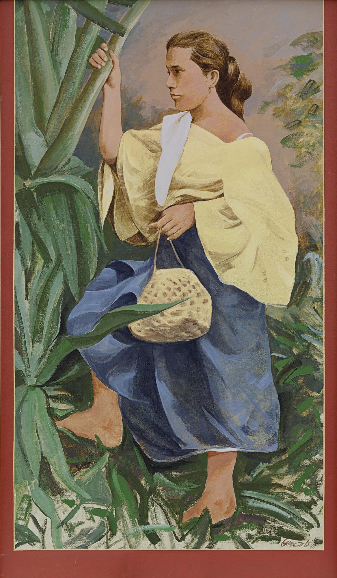 Ben Cabrera - Woman With A Basket