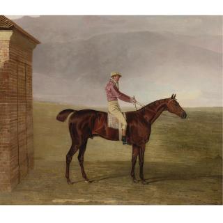 Ben Marshall - British Mr Henry Vansittart\'S Chestnut Colt Burleigh With Sam Chifney Up, By The Rubbing-Down House At Newmarket