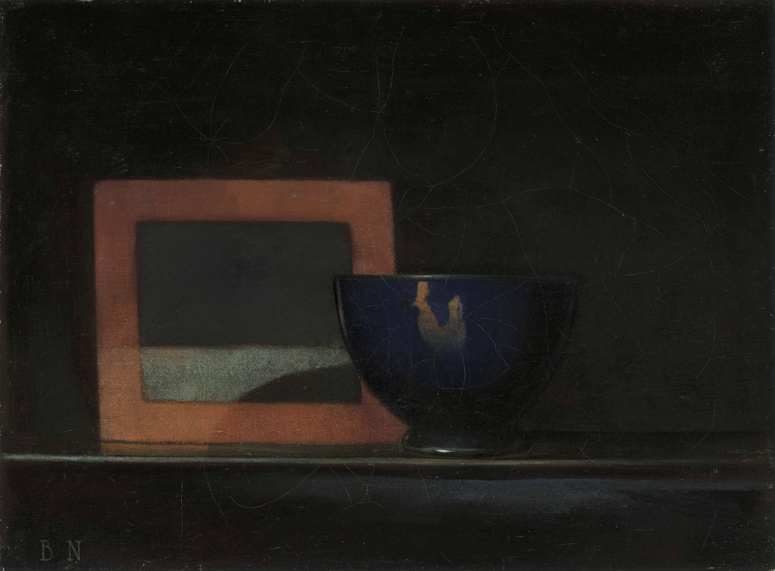 Ben Nicholson, O.M. - 1919 (Blue Bowl in Shadow)