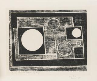 Ben Nicholson, O.M. - 5 Circles (Cristea 7)