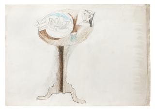 Ben Nicholson O.M. - Coffee table top still life