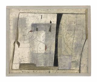 Ben Nicholson, O.M. - Feb 8-49 still-life (stone)