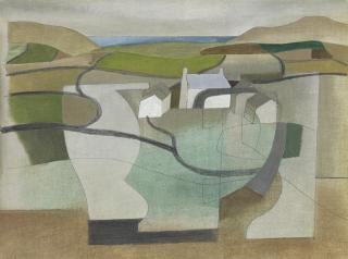 Ben Nicholson, O.M. - June 11-49 (Cornish Landscape)