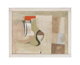 Ben Nicholson, O.M. - Oct 58 (Magliaso With Red)