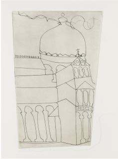 Ben Nicholson, O.M. - Pisa (Vertical) (Leicester Galleries 73)